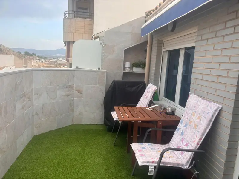 Venta de Atico en Villena con Terraza y Vistas al Castillo