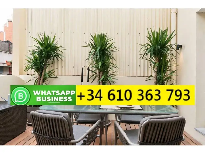 Apartamento con Terraza en Gràcia  Barcelona Alquiler Temporada