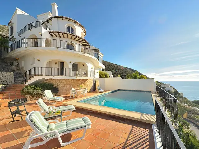 Casa Villa 4 Dormitorios Moraira Vistas Panoramicas Piscina