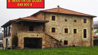 Casona en San Martin de Soba 8 habitaciones 4 baños 490m2