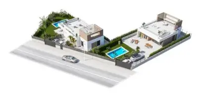 Villas en Vera Playa con Piscina Privada y Sótano Opcional
