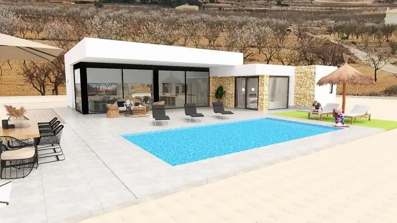 Villa de Lujo en Pinoso 3 Dormitorios Piscina Privada