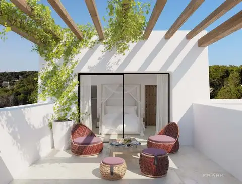 Villa de Lujo en Cala Llenya Ibiza 5 Dormitorios Vistas al Mar