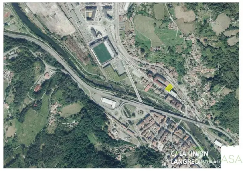 Venta Terreno La Felguera Langreo 1269m2 Edificabilidad 5027m2