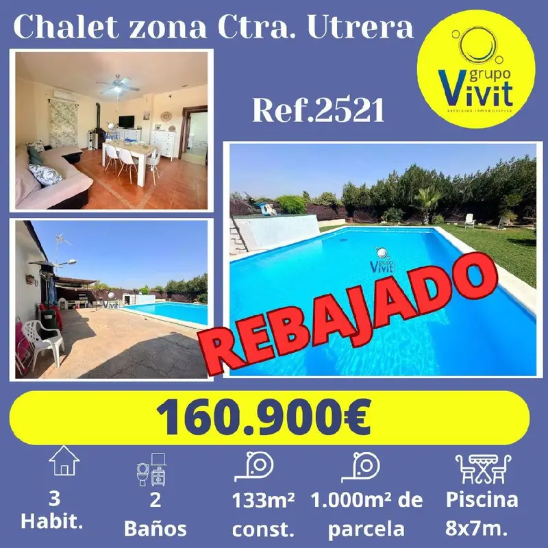 Venta Chalet Rustico 80m2 Alcalá de Guadaira