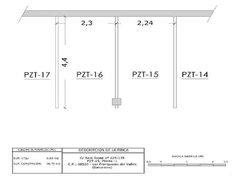 Garaje en venta en Franqueses del Vallès 10m²