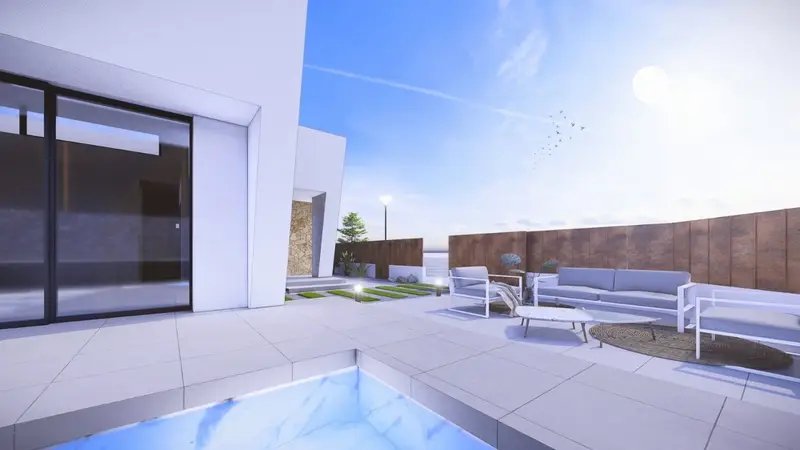Casa Villa 3 Dormitorios San Pedro Pinatar Piscina Privada