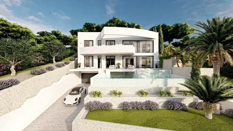 Villa de Lujo Moderna en Altea Hills con Vistas al Mar