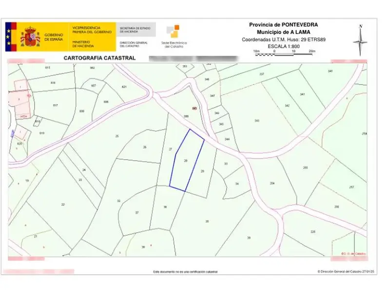 Venta Terreno Rustico A Lama Pontevedra