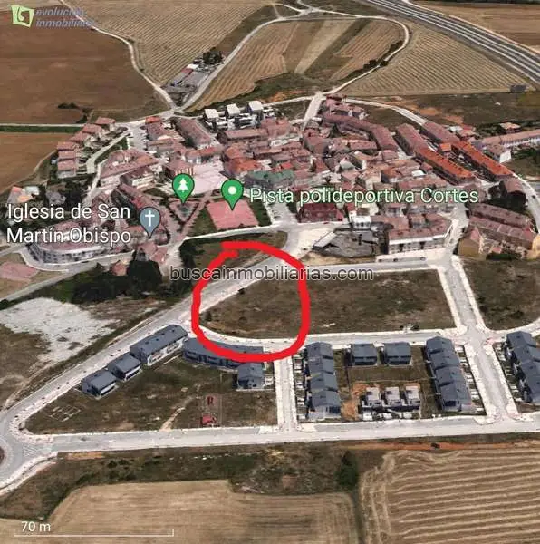 Parcela Urbana en Cortes de Burgos para 10 Viviendas