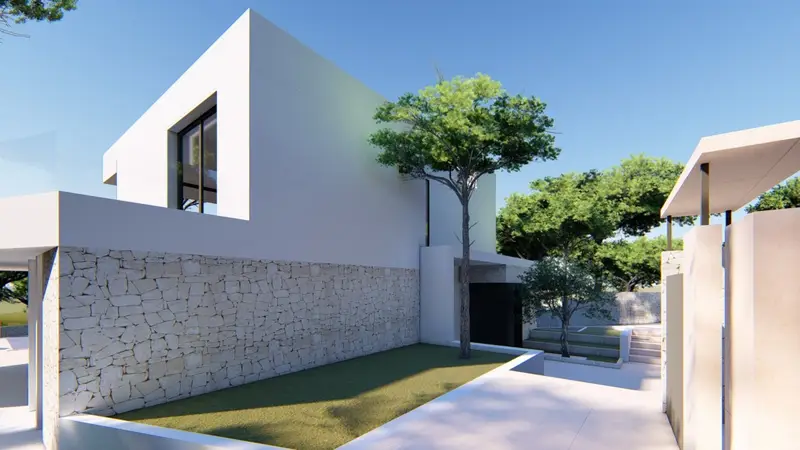 Villa en Moraira con Vistas al Mar