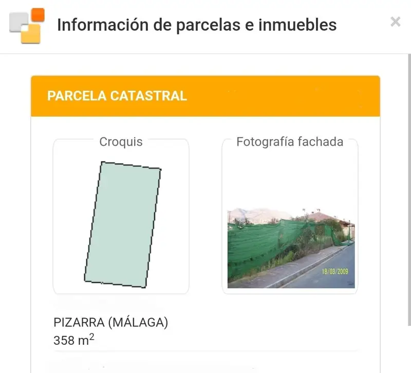 Venta Solar Urbano Cerralba Pizarra 358m2