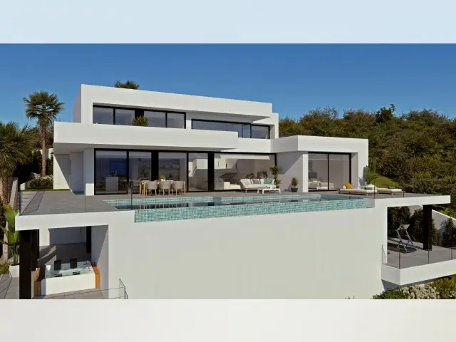 Villa de Lujo en Cumbre del Sol 4 Dormitorios 5 Banos Vistas al Mar