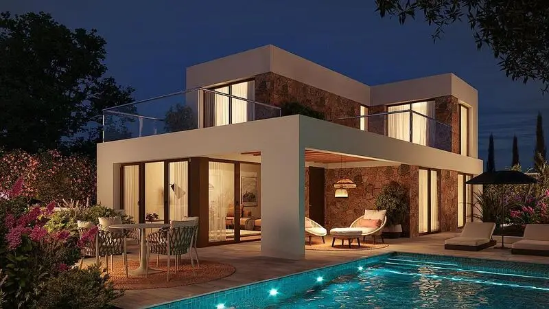 Villa en Venta Finestrat Lujo Vistas al Mar Piscina Privada