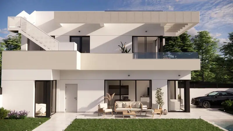 Villas en Los Montesinos: 3 Dormitorios, Jardin Privado y Piscina Opcional