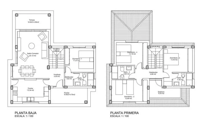 Villa 2 Dormitorios Venta Nueva Construccion Lorca
