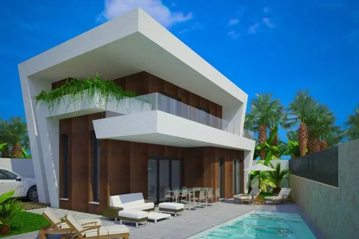 Villa Moderna 3 Dormitorios Benijofar Piscina Privada Vistas Impresionantes