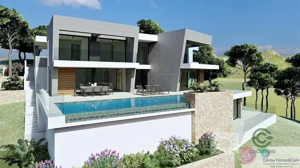 Villa de Lujo en Cumbre del Sol con Vistas al Mar