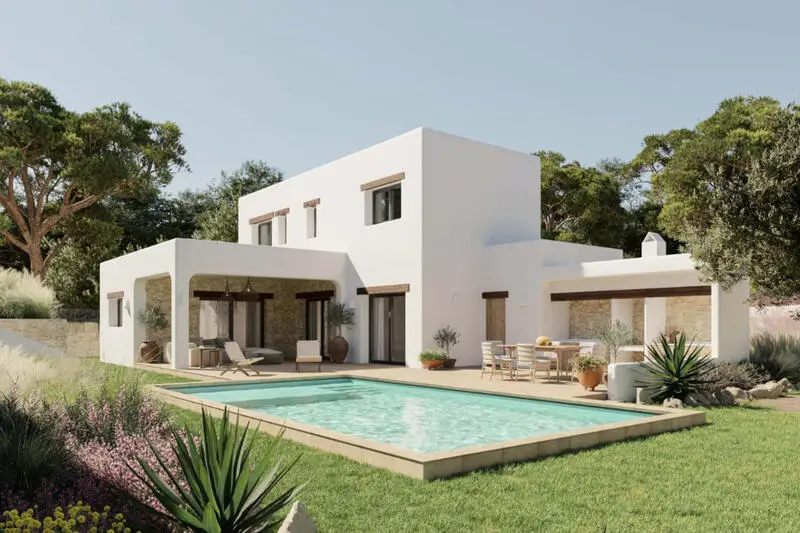 Villa de Lujo en Cap Blanc Moraira 3 Dormitorios Piscina Barbacoa