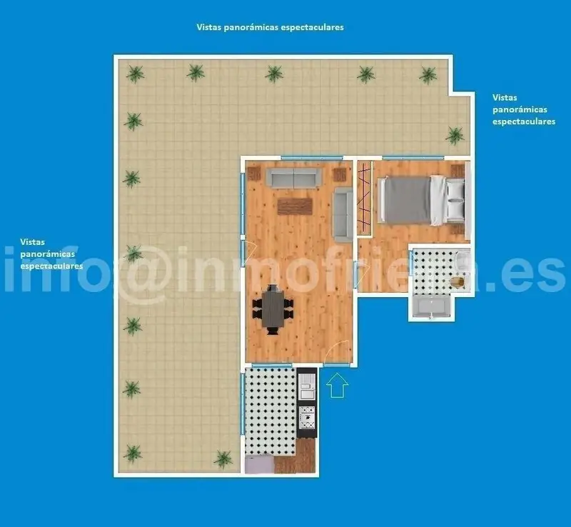 Venta Ático Reformado Centro Oviedo Vistas Panorámicas Terraza 100m2