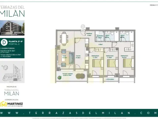 Piso en Venta Pumarin Teatinos 3 Dormitorios 2 Banos
