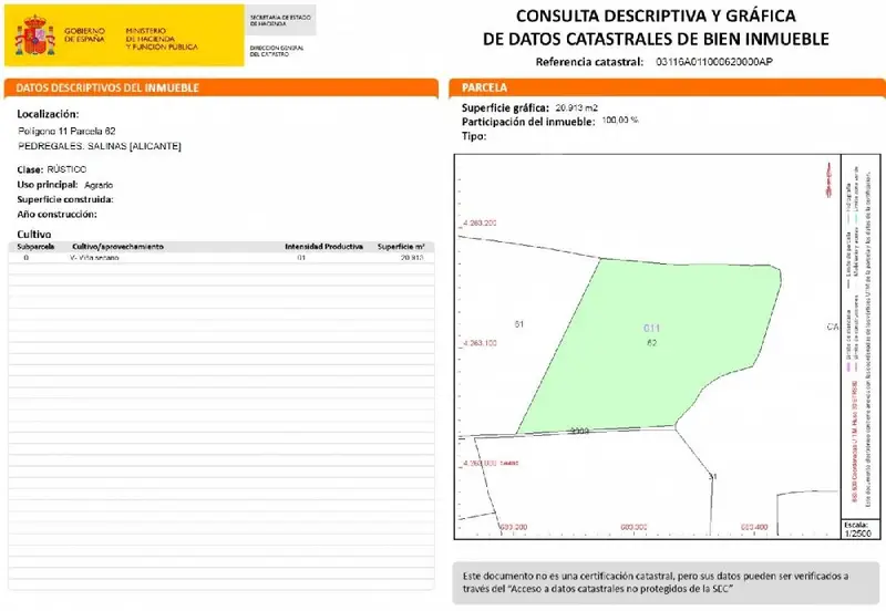 Venta Parcela con Vistas en Pedregales Salinas
