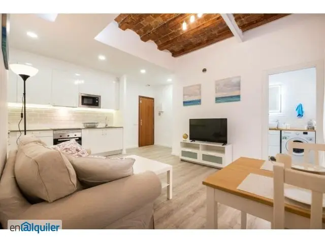 Alquiler Piso Amueblado Ciutat Vella 50m2 1 Dormitorio