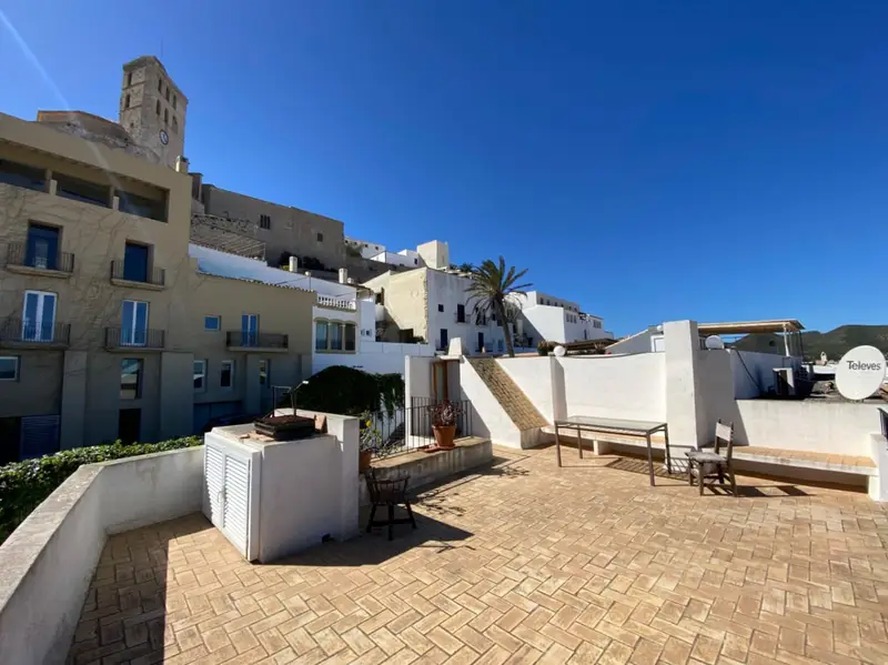 Casa en Dalt Vila Ibiza con vistas al puerto