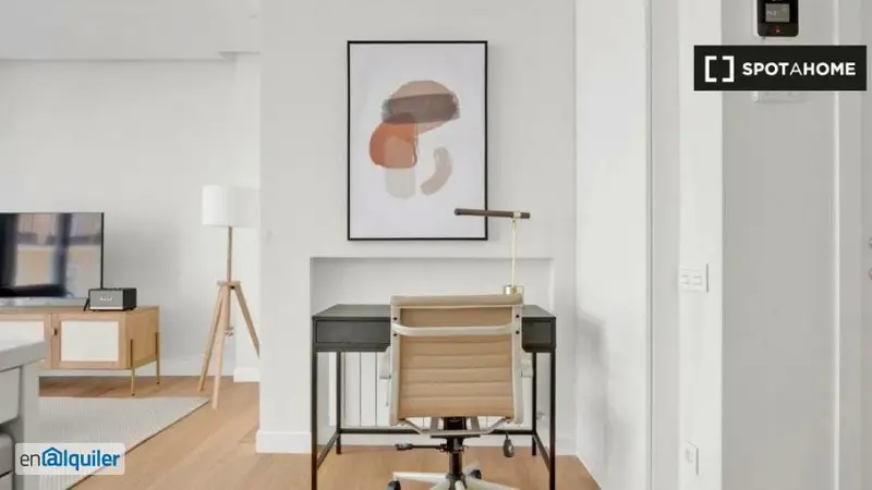 Apartamento 1 Dormitorio Alquiler Madrid Amueblado