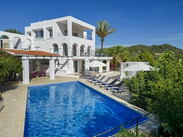 Casa Villa 6 Dormitorios Ibiza Alquiler Grupo Playa Piscina