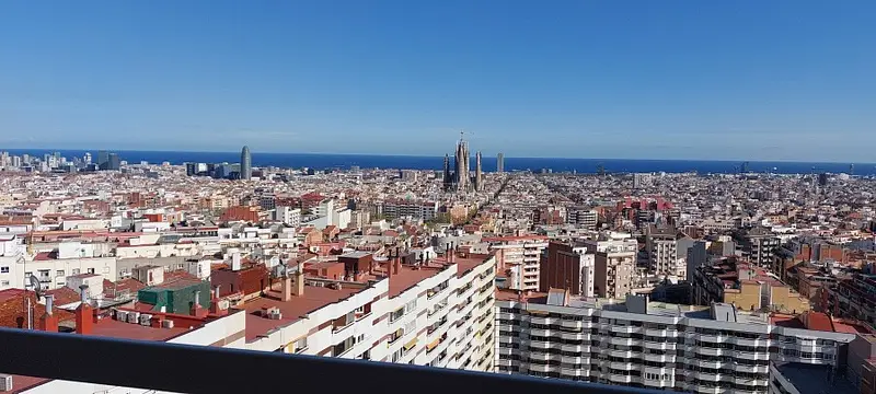 Piso en venta en Gracia Nova Barcelona 4 habitaciones 2 baños vistas espectaculares