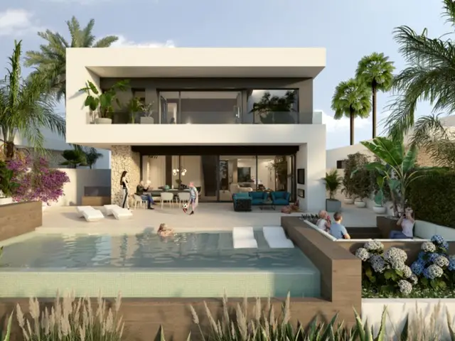 Casa Villa de Lujo 3 Dormitorios en Finca del Golf La Rellana