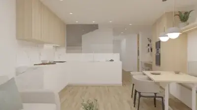 Casa adosada en Juneda: 4 habitaciones, 3 baños, garaje y terraza