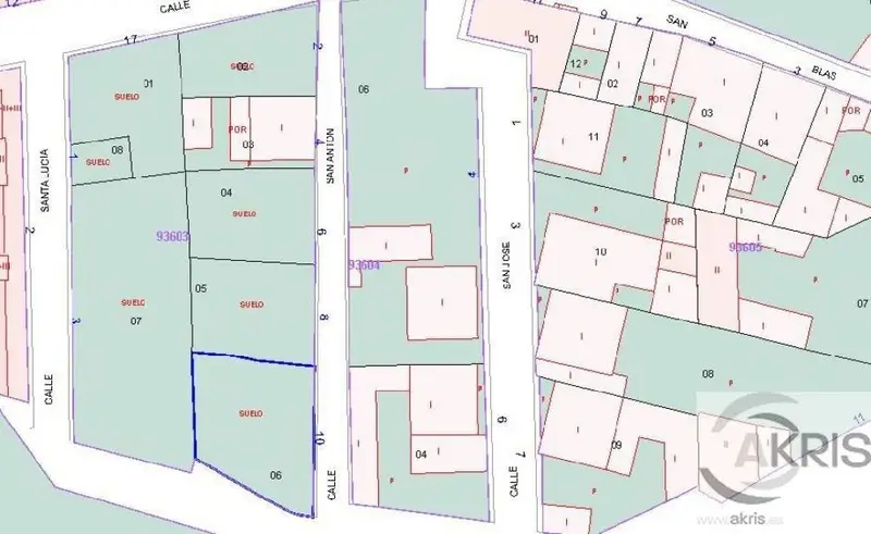 Venta 5 Terrenos Residenciales Humanes Madrid 1279m2