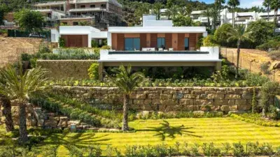 Villa de Lujo en Finca Cortesin con Vistas al Mar