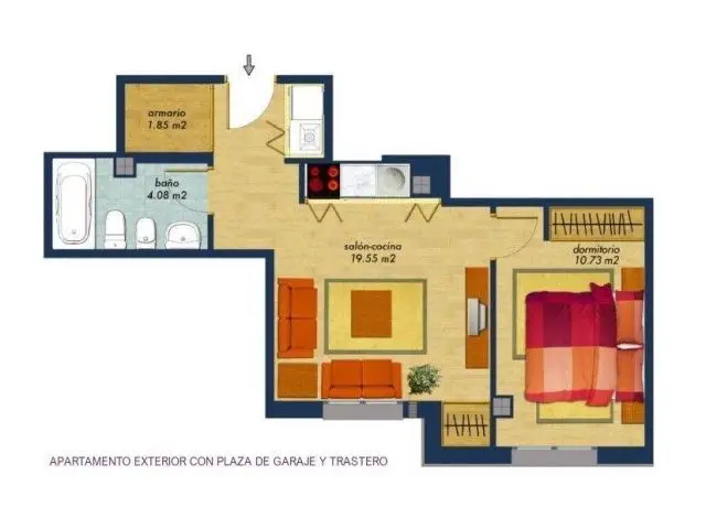 Apartamento Seminuevo en Naranco Oviedo con Garaje y Trastero