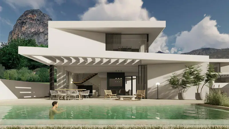 Villa en Venta Polop Costa Blanca 3 Dormitorios Piscina Privada