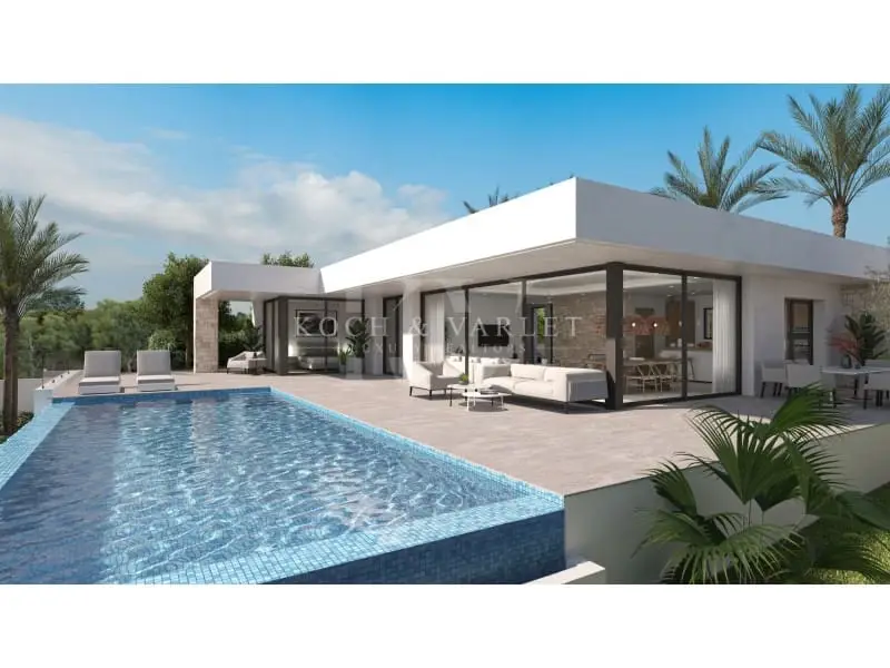 Villa Moderna en Dénia con 4 Suites Piscina y Jardín