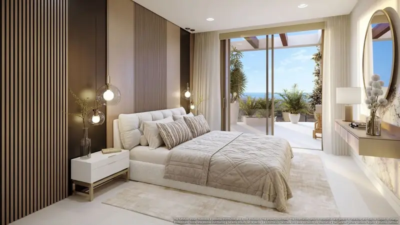 Apartamento en venta en Benahavís Málaga 3 dormitorios 3 baños terraza jardín