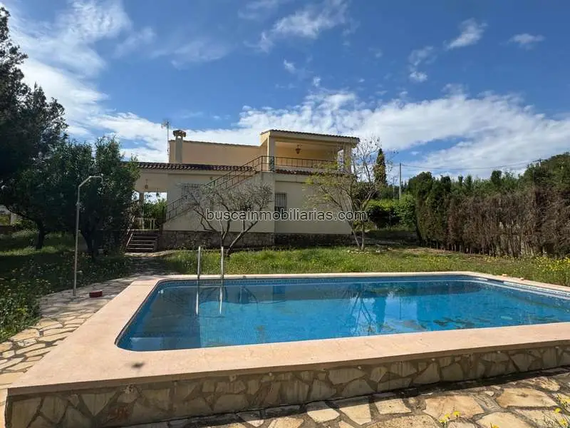Chalet en Venta Vilamarxant 3 Dormitorios Piscina Paellero