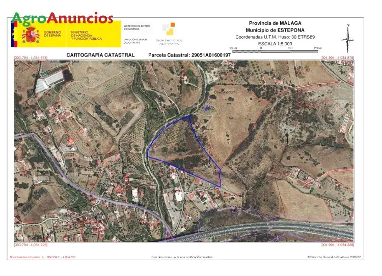 Venta  de Terreno de secano en Málaga