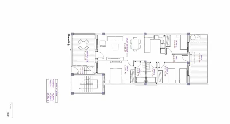 Apartamento en Orihuela Costa 3 Dormitorios Piscina Comunitaria