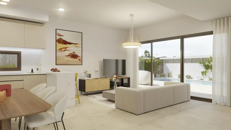 Casa-Villa de 3 Dormitorios en venta La Finca-Golf, España