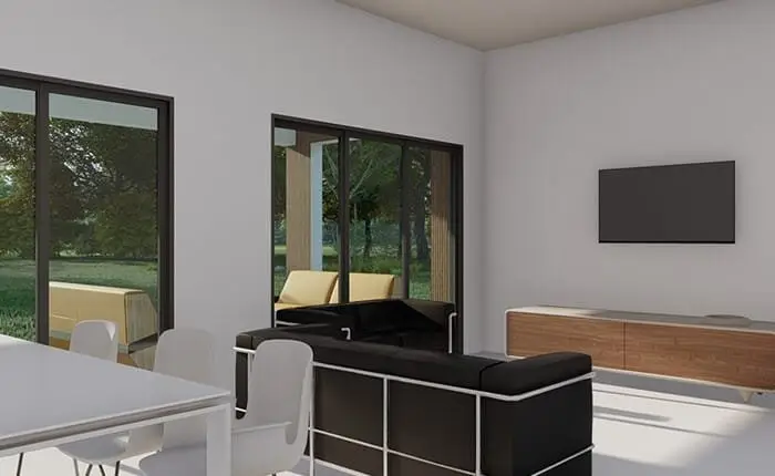 Modelo 22 Casa Bioclim	tica Ecol	gica 116m2 Tres Dormitorios