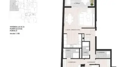 Piso en venta obra nueva Xativa 3 dormitorios 2 baños terraza