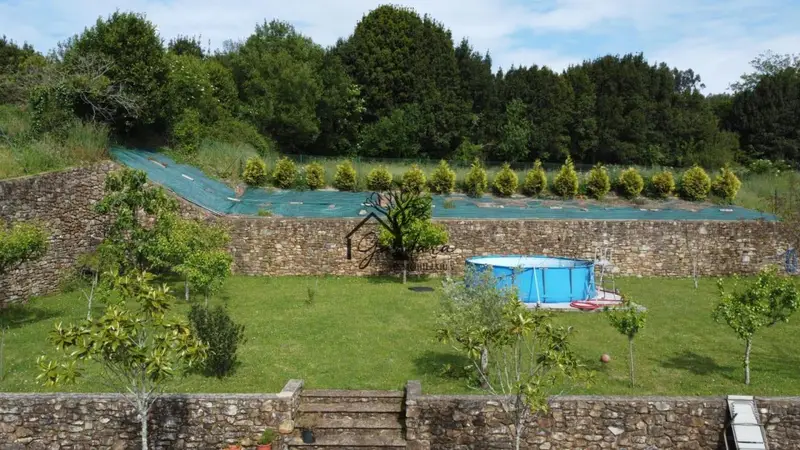 Venta Chalet Piedra Galicia Finca 1606m2 Horreo Pozo Barbacoa Piscina