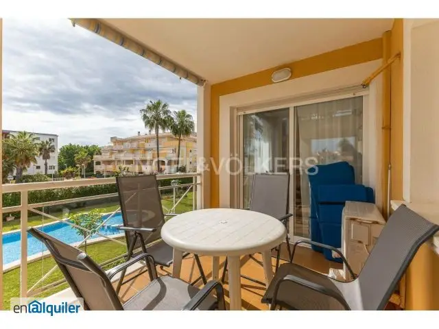 Alquiler Piso Terraza Denia 2 Dormitorios Cerca Playa