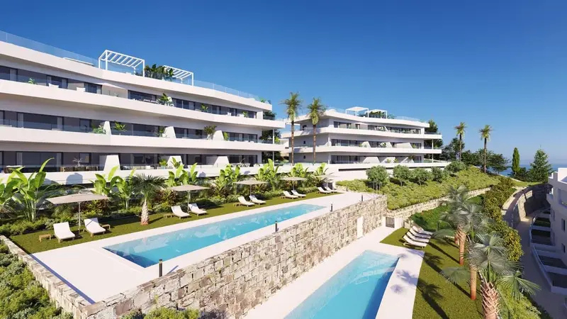 Atico en venta en Estepona con vistas panoramicas