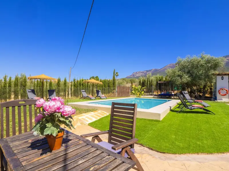 Casa Rural 3 Dormitorios Málaga Piscina Privada Familia Amigos