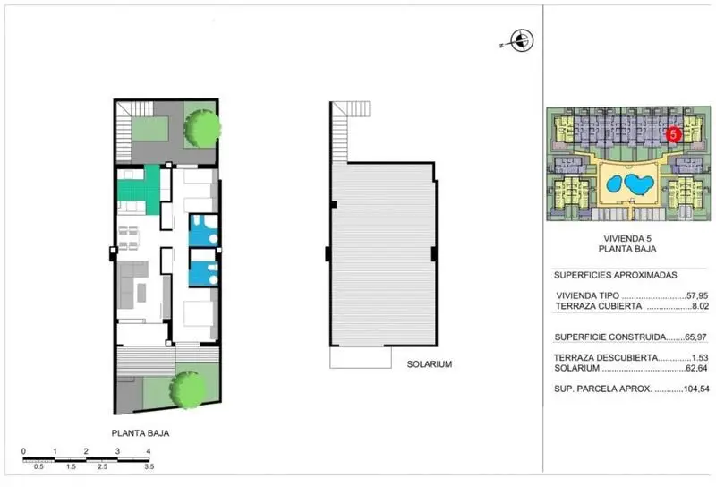 Adosado en Venta El Verger 2 Dormitorios Piscina Comunitaria